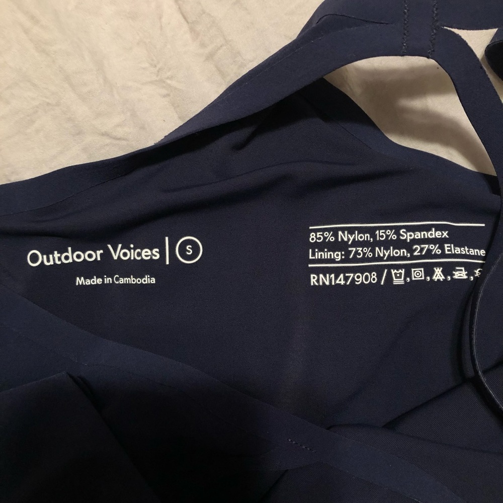 Outdoor Voices Navy Blue Exercise Dress S - Picture 4 of 5
